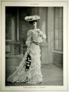 Robe d'après-midi par Redfern 1905 photo