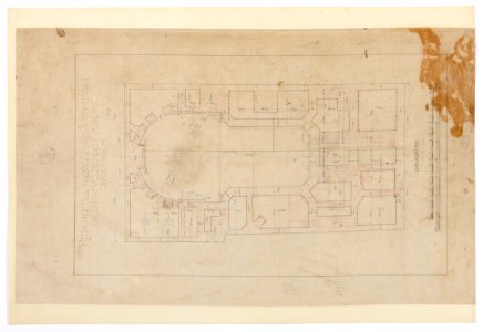Ritningar, Hallwylska palatset - Hallwylska museet - 105167