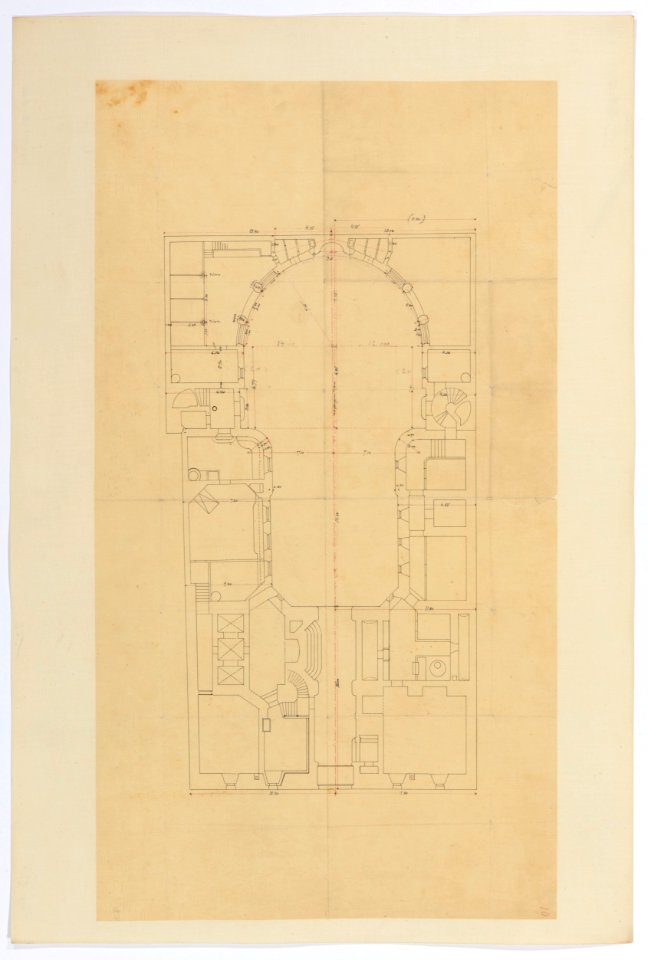 Ritningar. Hallwylska palatset - Hallwylska museet - 105194