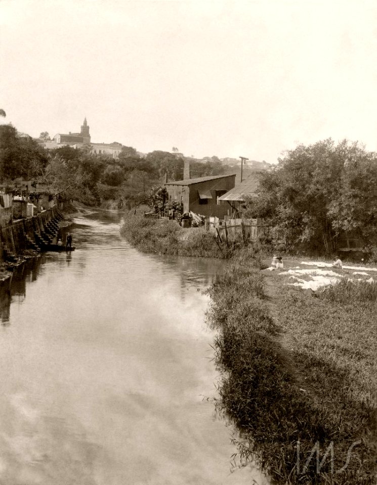 Rio Tamanduateí, antes da retificação - Vincenzo Pastore
