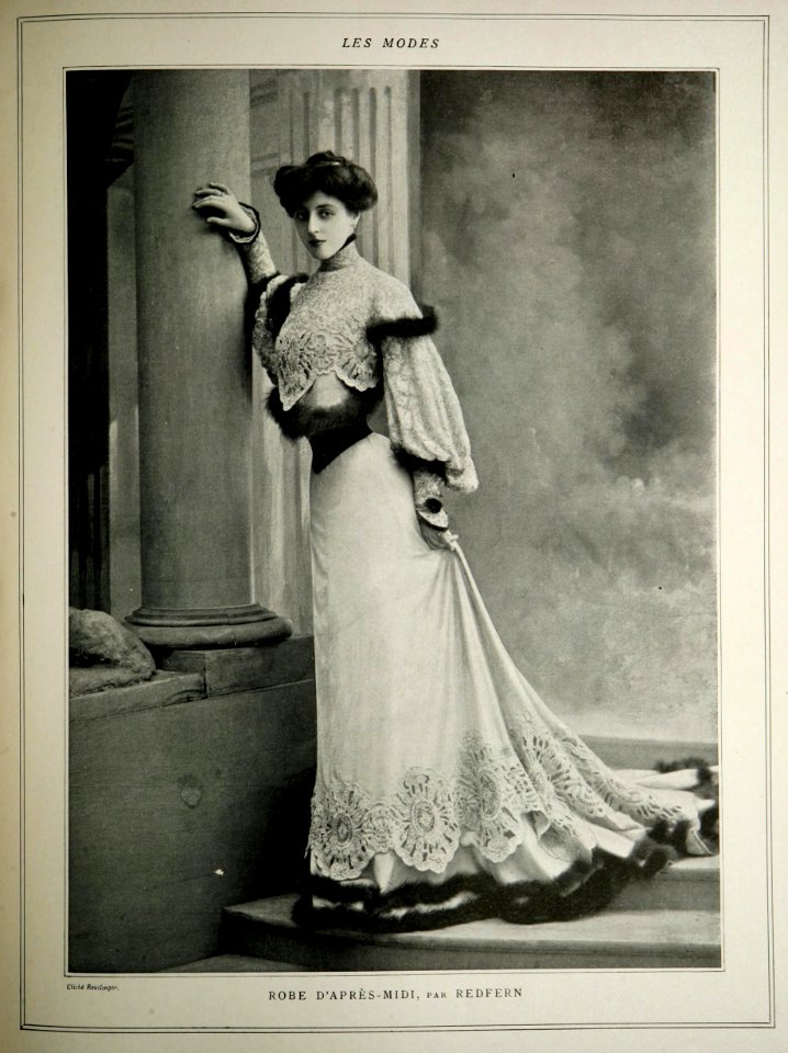 Robe d'après-midi par Redfern 1903 3