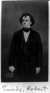 Robert Augustus Toombs, of Georgia, three-quarter length portrait, facing slightly left LCCN2004678558