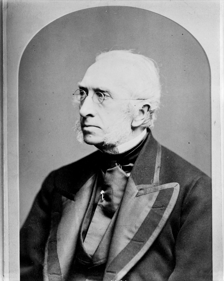 Robert Charles Winthrop, head-and-shoulders portrait, facing left LCCN2011645236