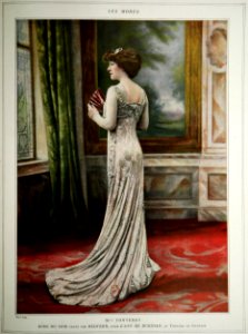 Robe du soir par Redfern 1909 