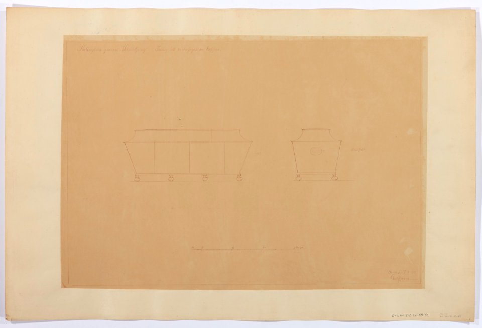 Ritning kista - Hallwylska museet - 102501