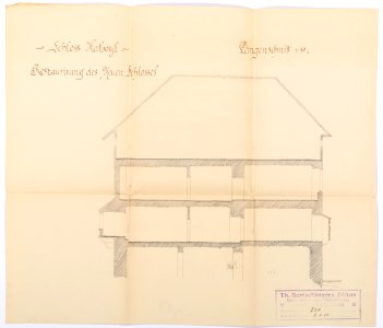 Ritning på Schloss Hallwyl - Hallwylska museet - 102193