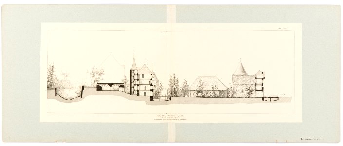 Ritning på Schloss Hallwyl - Hallwylska museet - 102240