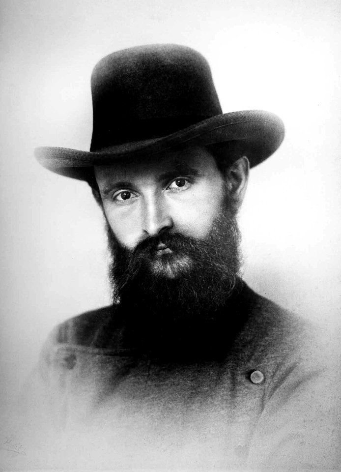 Robert Bosch mit Hut 1888 - 10031