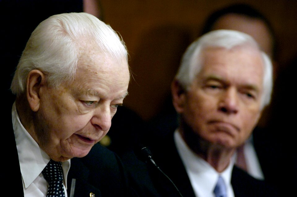 Robert Byrd and Thad Cochran