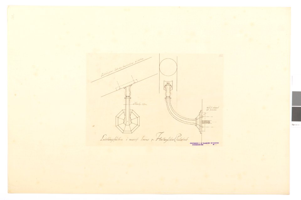 Ritning, grundbyggnad, 1921 - Hallwylska museet - 101028