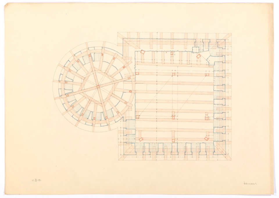 Ritning, Schloss Hallwyl - Hallwylska museet - 102199