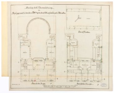 Ritningar. Hallwylska palatset - Hallwylska museet - 105200