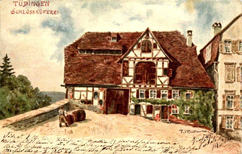 RJ Hartmann - Schlossküferei (AK 23117 E Mauthe 1909)