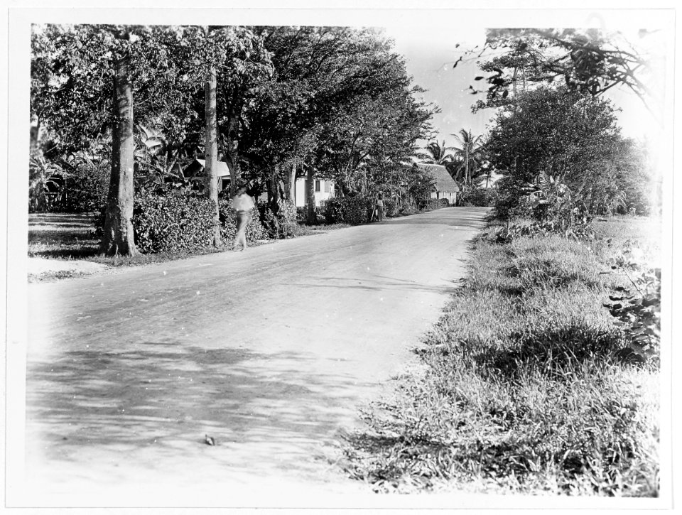 Road scene on Guam, 19 November 1929