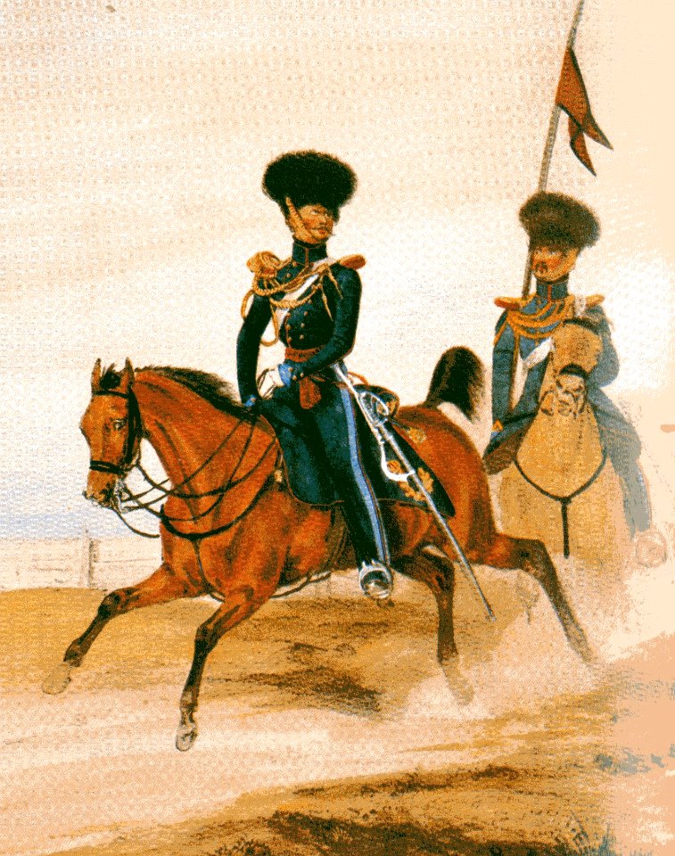 Rittmeister der Königlich Württembergischen Feldjäger-Schwadron um 1840