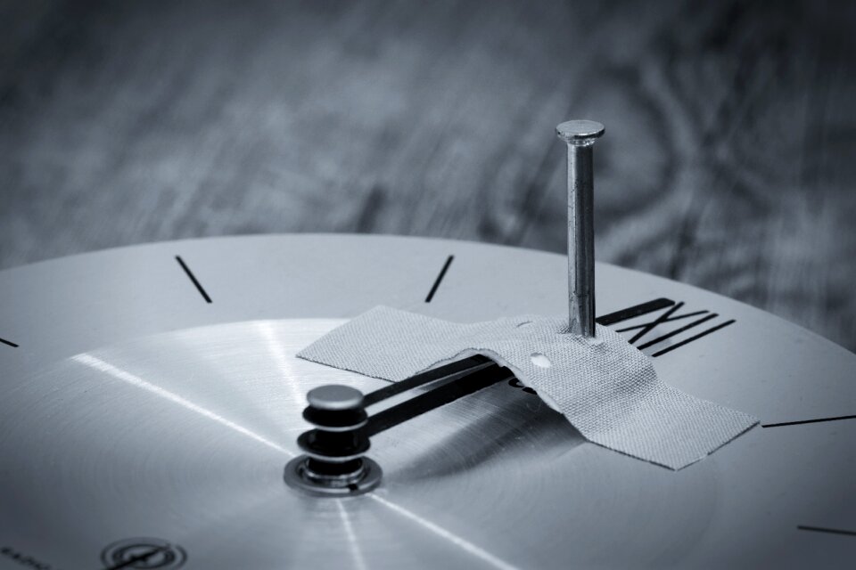 Clock face transience age