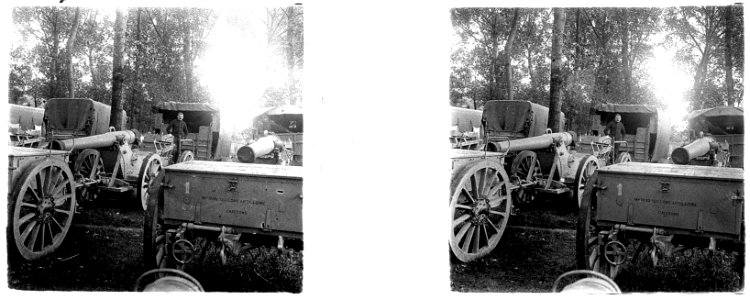 Rivery. 4e artillerie. 120 long - Fonds Berthelé - 49Fi122