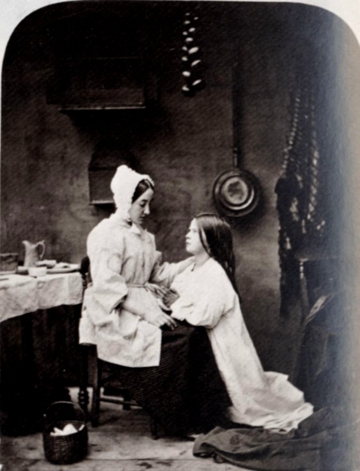 Robinson, Henry Peach - Sie läuft nach Hause und sagt alles ihrer Mutter (Zeno Fotografie)