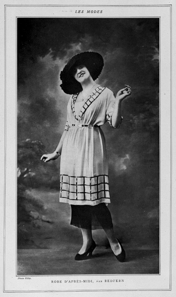 Robe d'après-midi par Redfern 1920