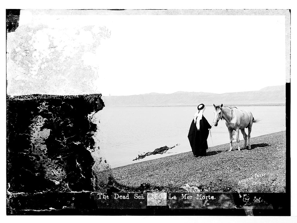 Road to Jericho (Er-Riha), etc. The Dead Sea. LOC matpc.07527