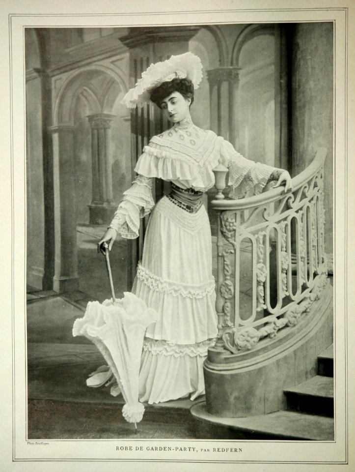 Robe de garden-party par Redfern 1904