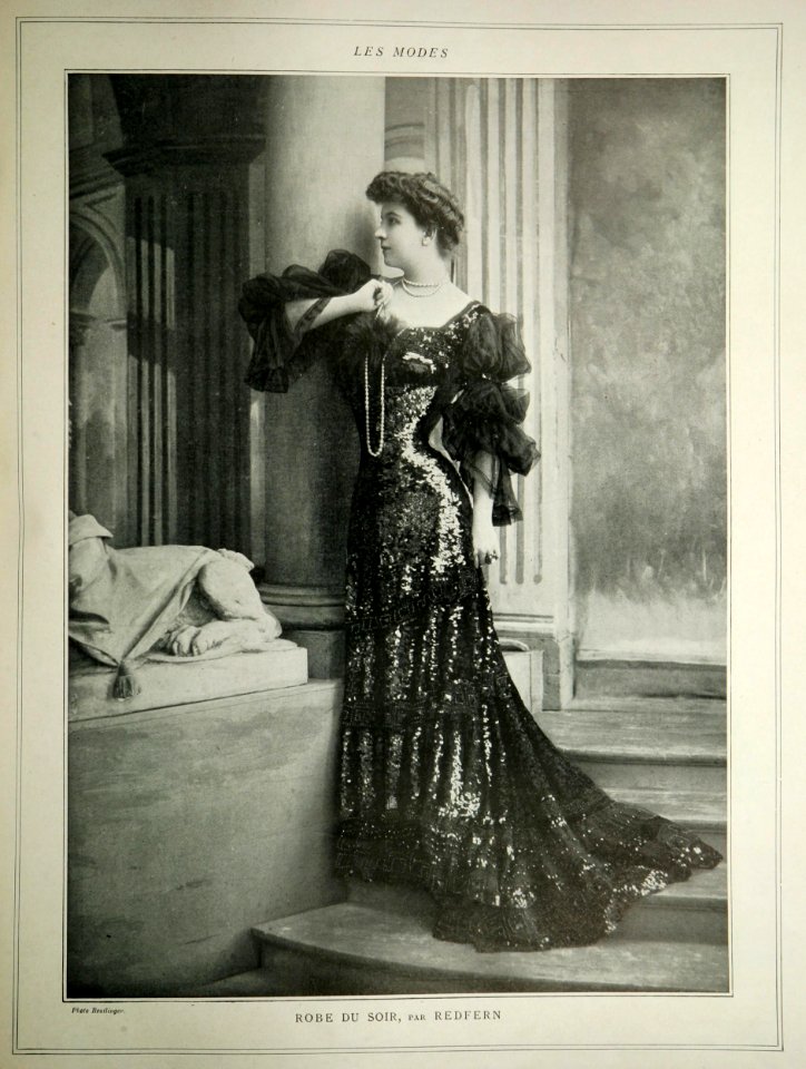 Robe du soir par Redfern 1904
