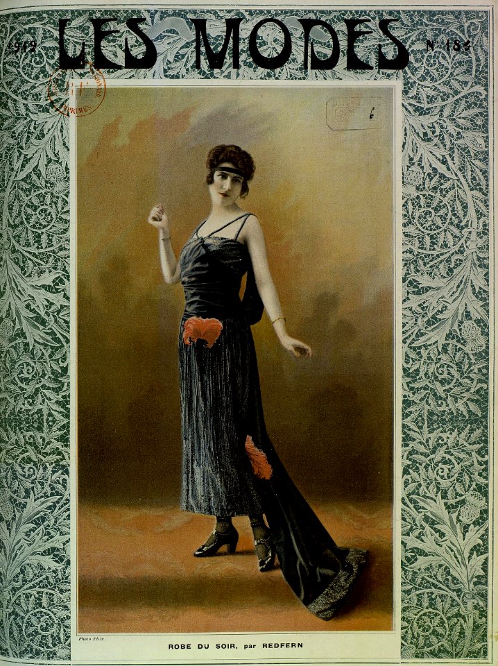 Robe du soir par Redfern 1919 