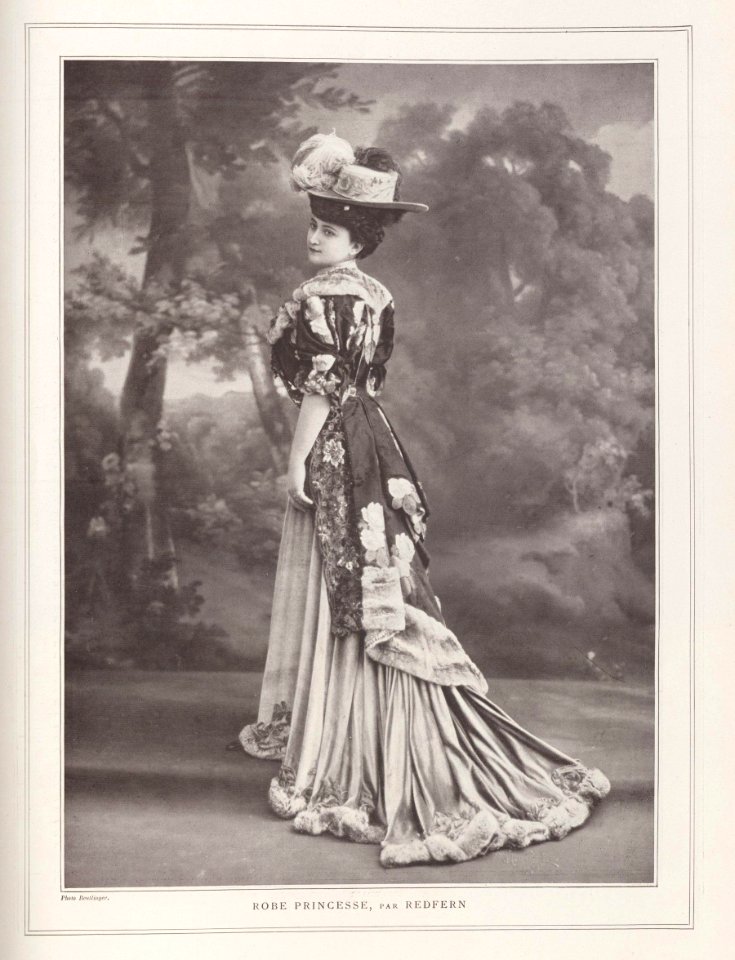 Robe princesse par Redfern 1906