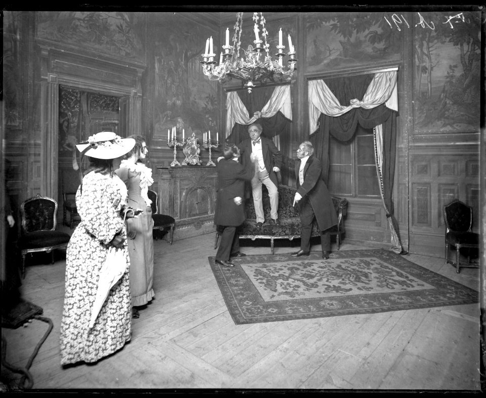 Rocamboles arvingar, Södra teatern 1899. Föreställningsbild - SMV - ST022