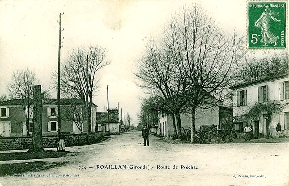 Roaillan - route de Préchac b