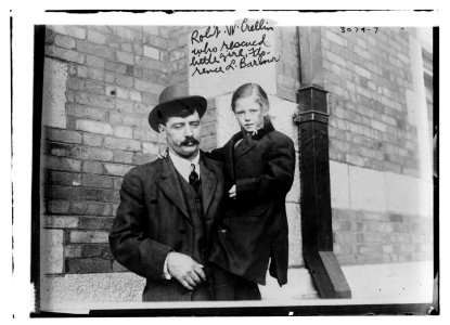 Robt. W. Crellin who rescued little girl, Florence L. Barbour LCCN2014696152