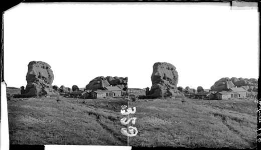 Rock monuments near Larkspur. Douglas County, Colorado - NARA - 517415 photo