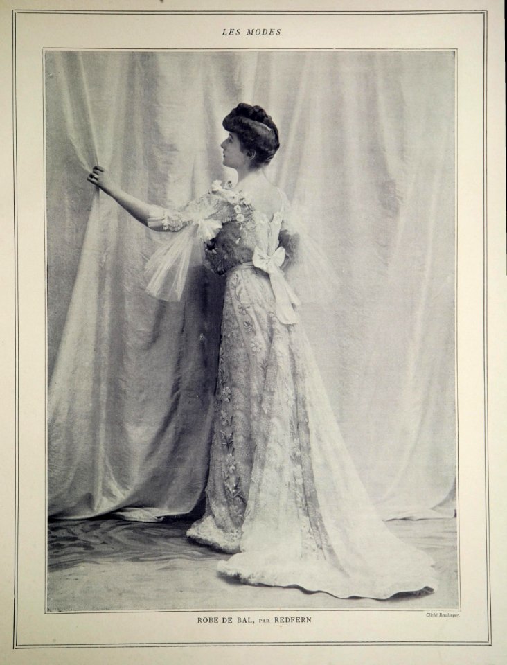Robe de bal par Redfern 1903