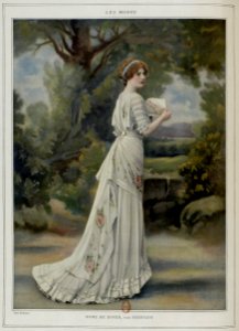 Robe de dîner par Redfern 1908