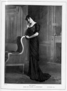 Robe de dîner par Redfern 1910