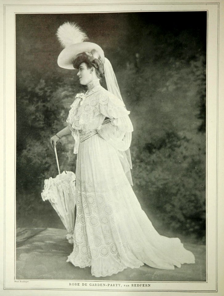 Robe de garden-party par Redfern 1904 2