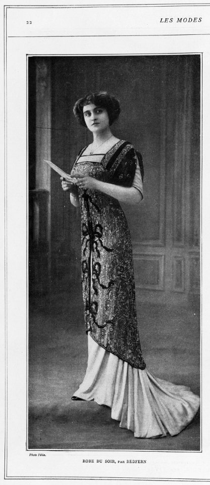 Robe du soir par Redfern 1910 3