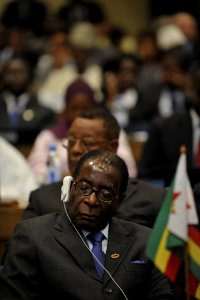 Robert Mugabe, 12th AU Summit, 090202-N-0506A-310