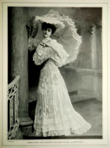 Robe pour les courses de Deauville par Redfern 1904