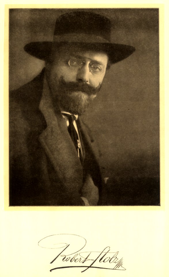 Robert Stolz um 1915
