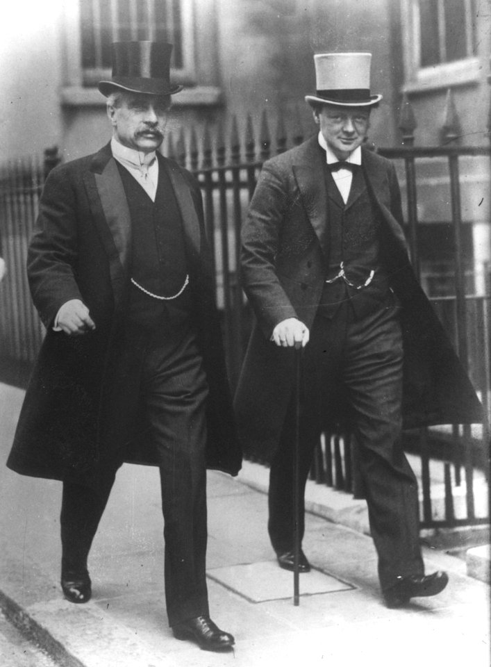 Robert Borden & Winston Churchill 1912