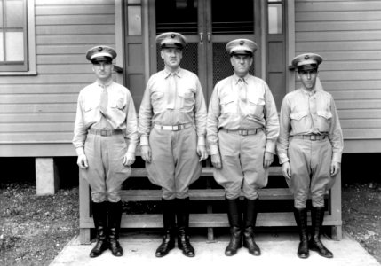 Robert H. Pepper with 3d Defense Bn Staff