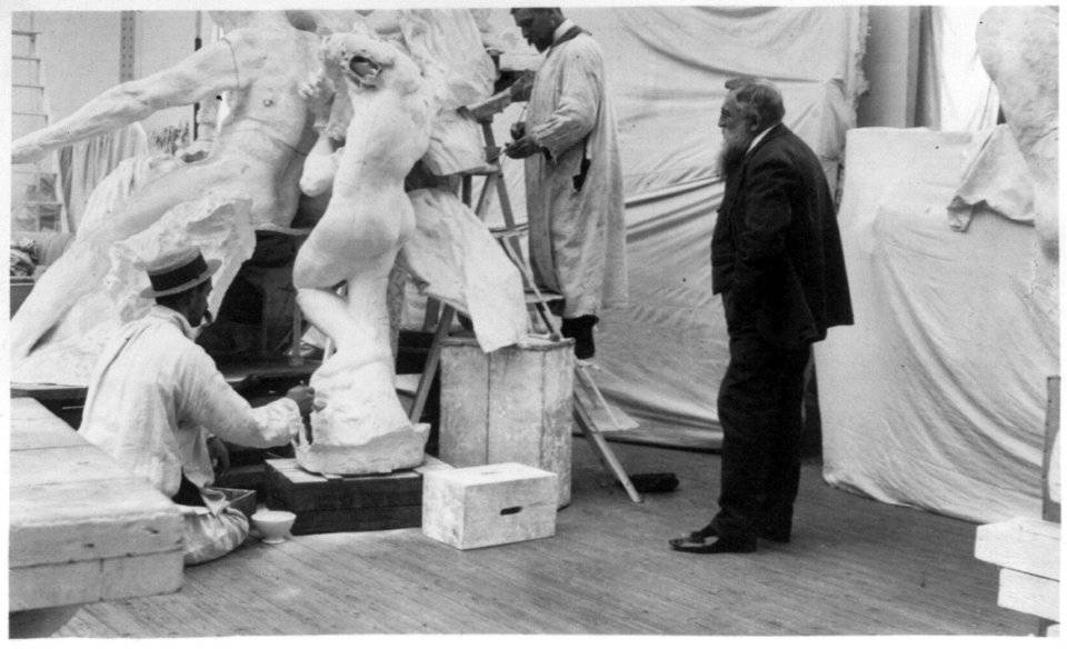 Rodin in his Paris studio, 1905 LCCN2001704047