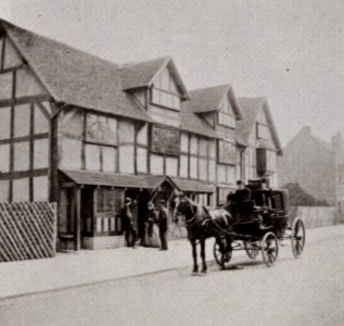 Robinson, Henry Peach - Ein Haus aus dem 16. Jh. in Stratford-upon-Avon (Shakespeares Geburtsort) (Zeno Fotografie)
