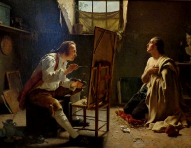 Roehn, Le Peintre et son modèle, StrasbourgMBA (2)
