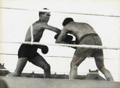 Robert Sennecke Max Schmeling Boxkampf