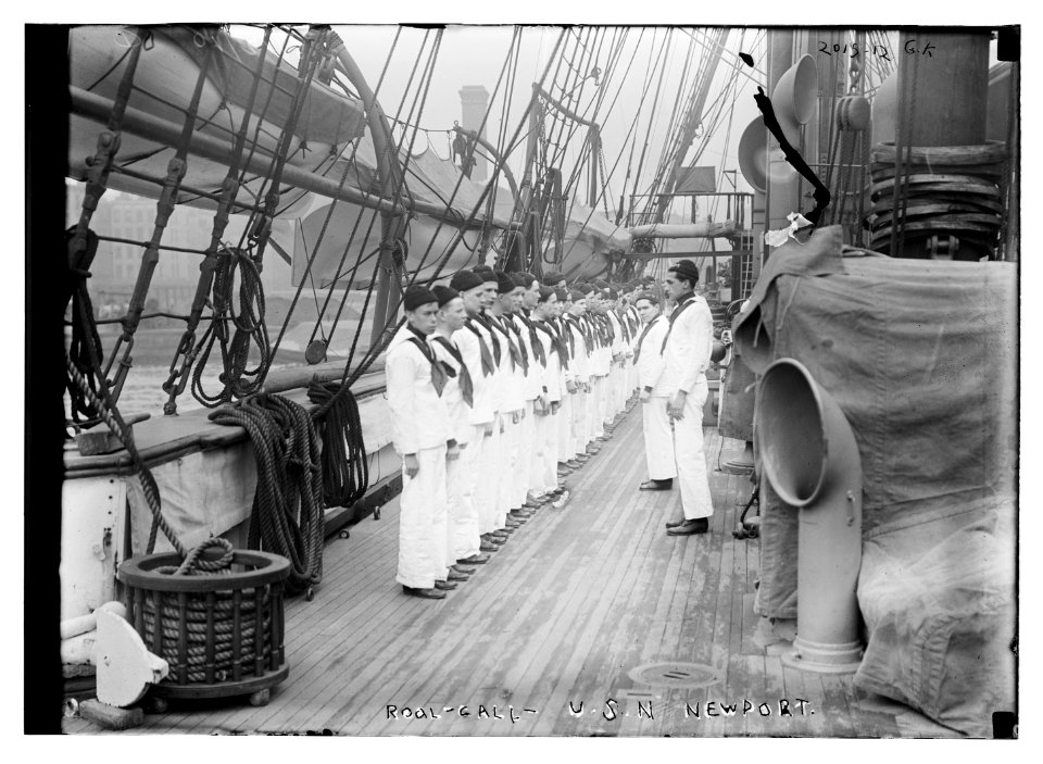 Roll call, U.S.N. Newport LCCN2014688003