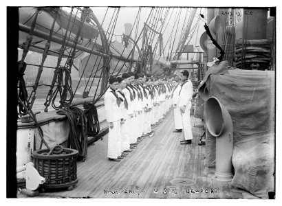 Roll call, U.S.N. Newport LCCN2014688003