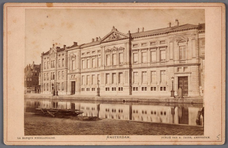 Rokin, Gezicht op de Nederlandse Bank, Oude Turfmarkt 125-129, 010005000145