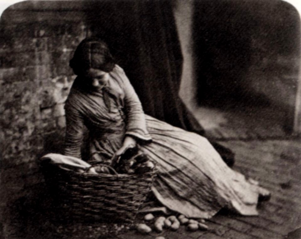 Robinson, Henry Peach - Junge Frau wählt das Obst aus (Zeno Fotografie)